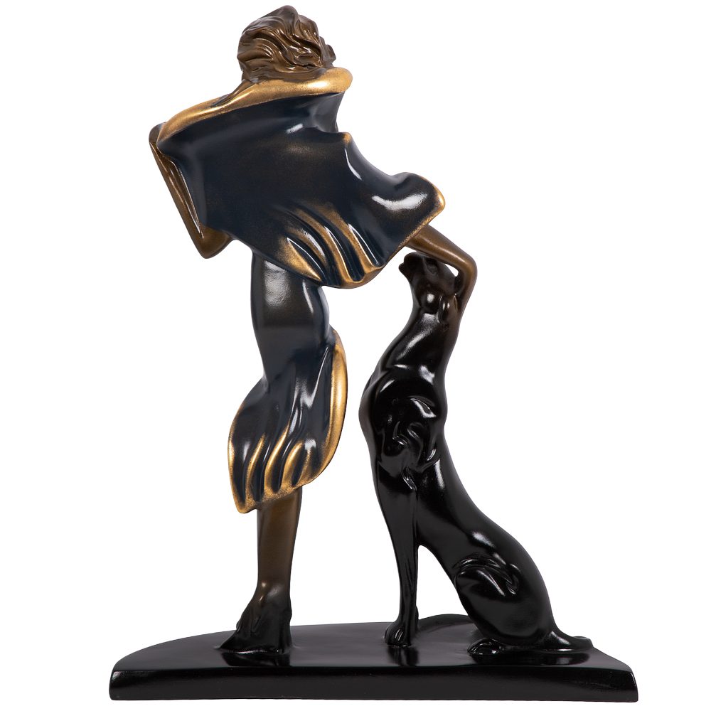 Статуэтка Девушка с пантерой 