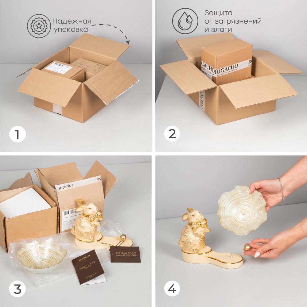 Фруктовница-конфетница Кролик Бантик