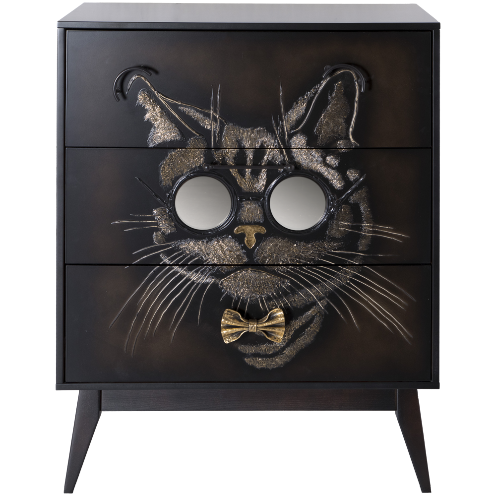 Комод Кот Маэстро с 3 ящиками