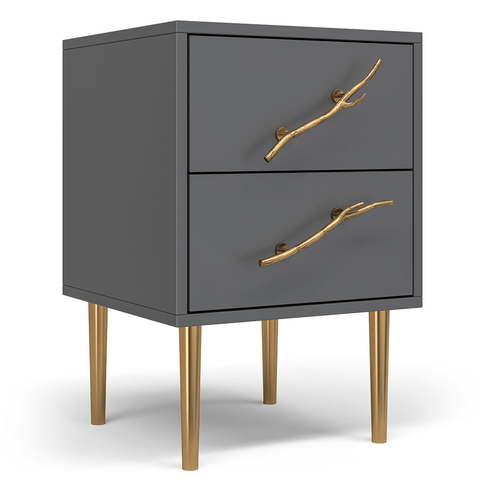 Тумба прикроватная Эстетика с 2 ящиками Стиль