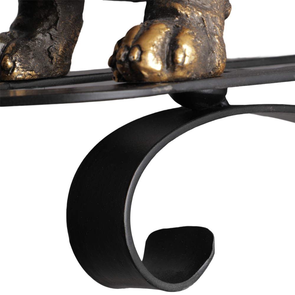 Кронштейн для цветов Такса с ковкой