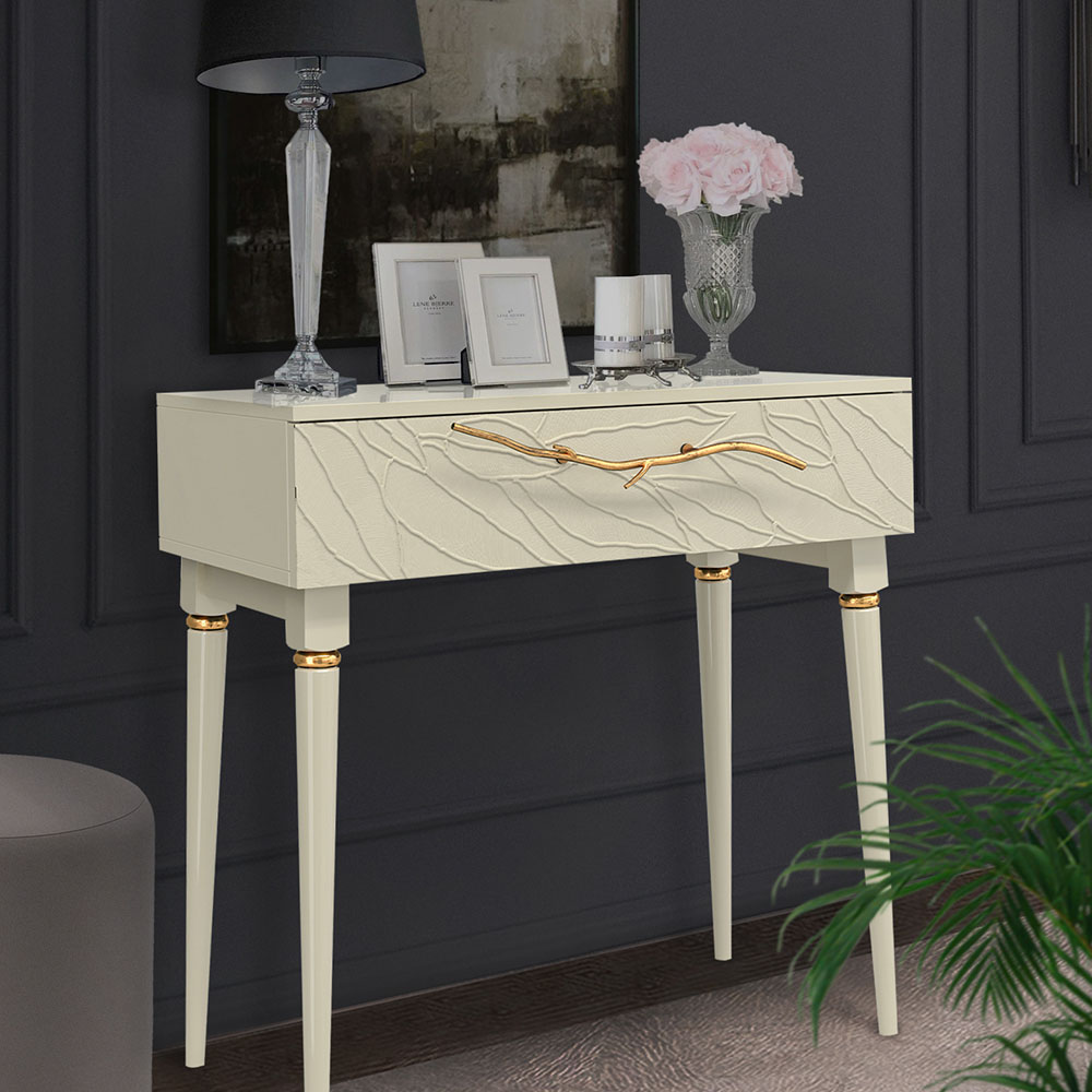 Консоль Эстетика Флоры Цветная Классика Золото