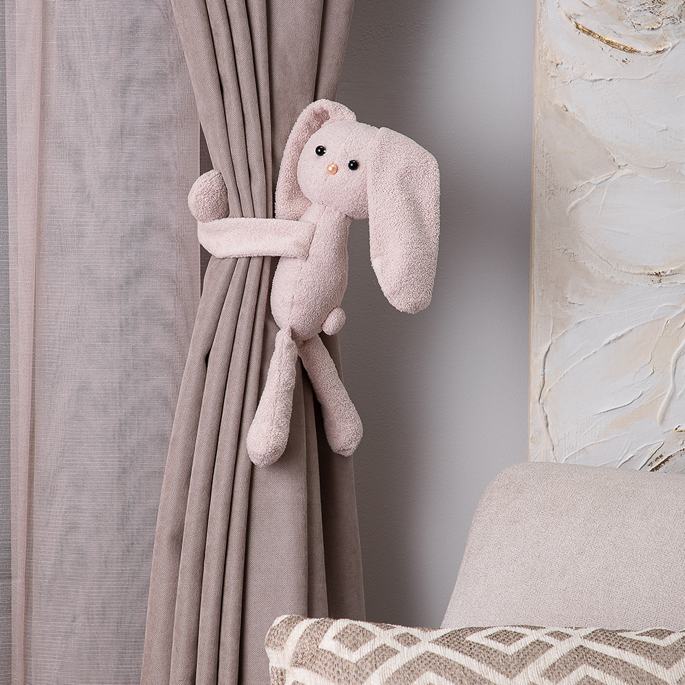 Текстильный подхват для штор Кролик 