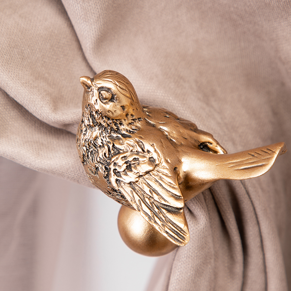 Подхваты держатели для штор Атмосфера Птичка на ветви (2 шт.)