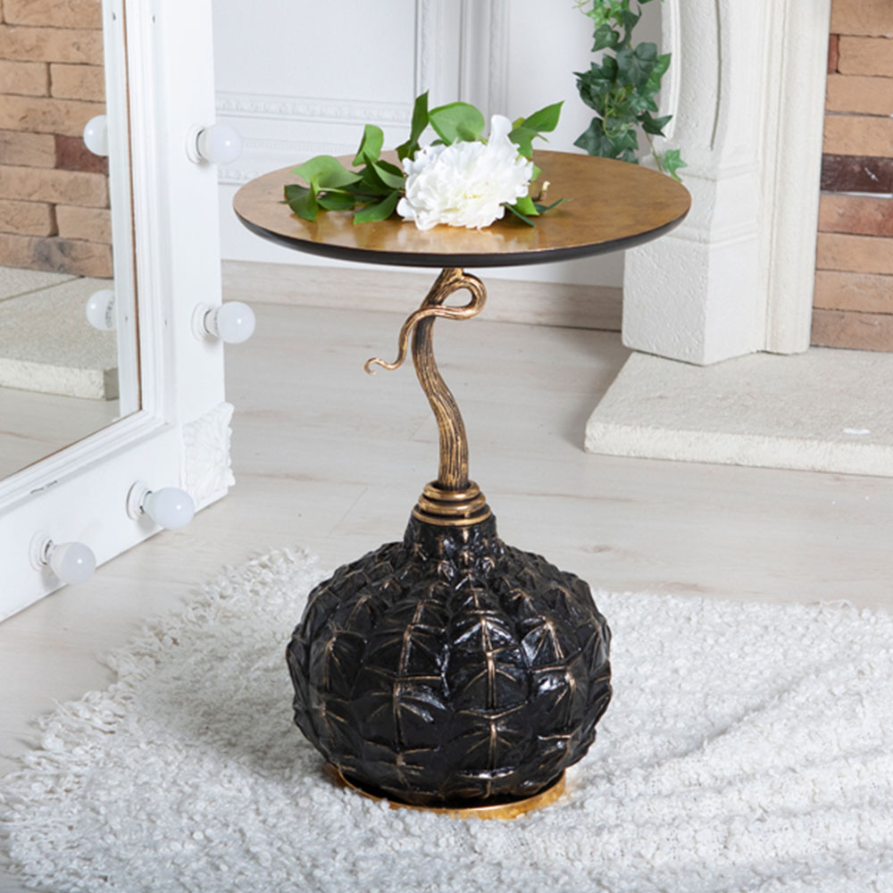 Столик декоративный Черный ананас