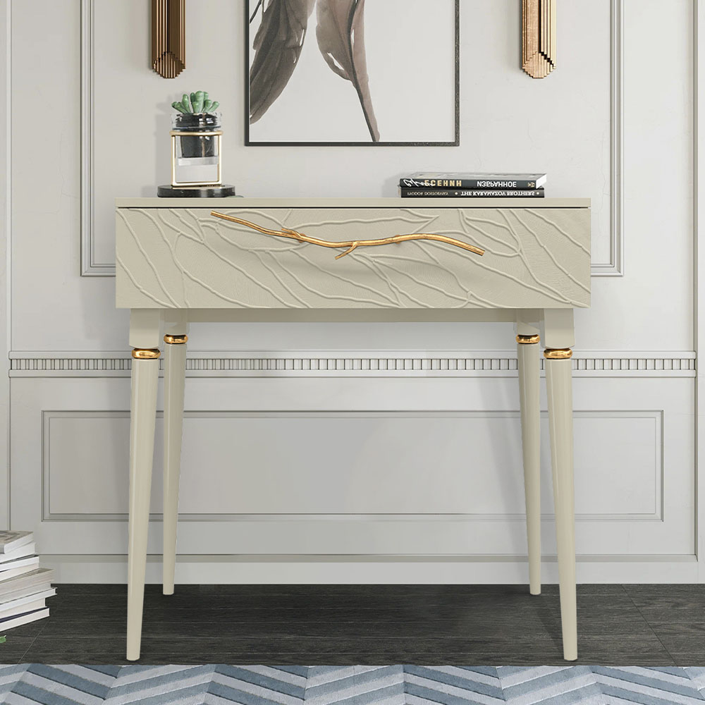 Консоль Эстетика Флоры Цветная Классика Золото