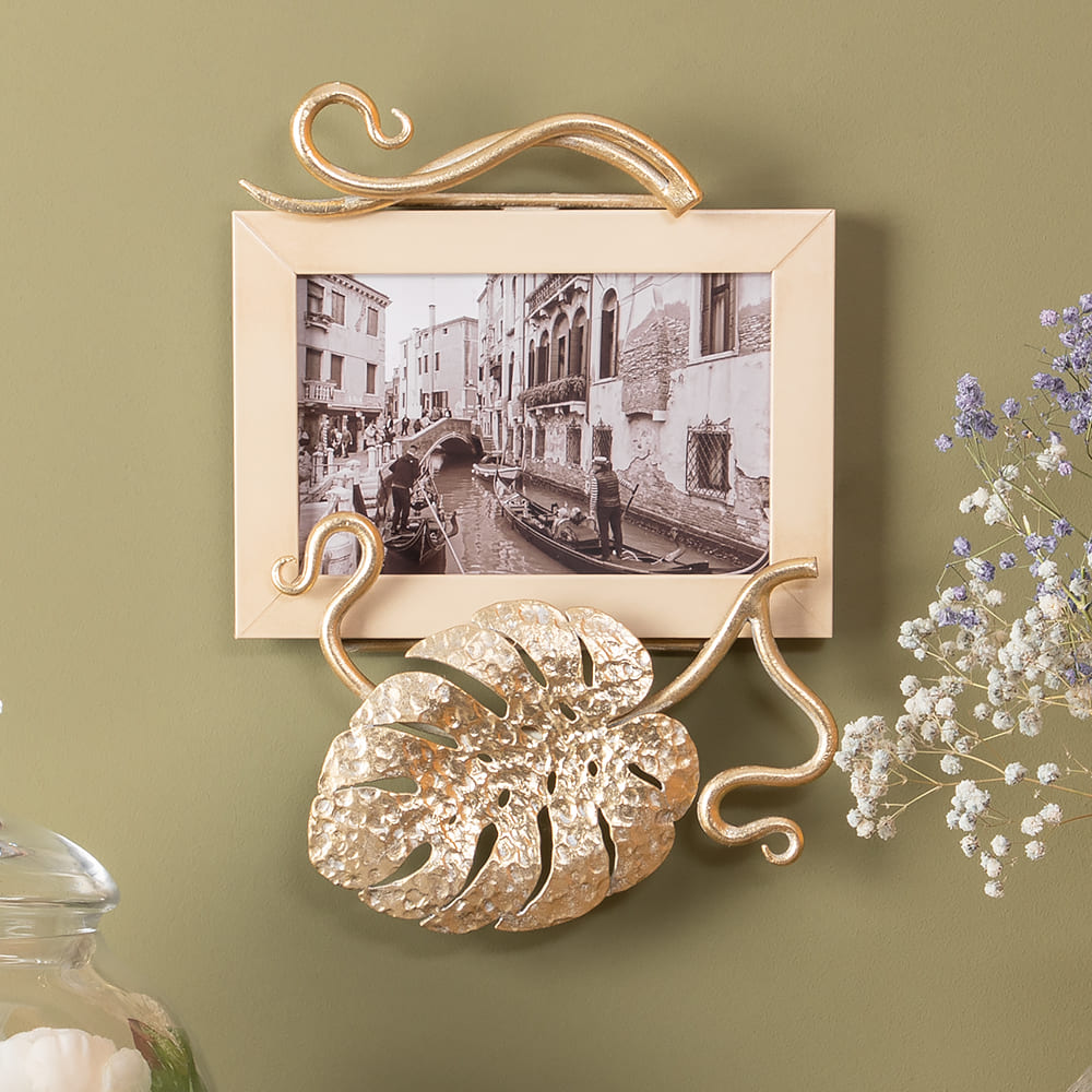 Фоторамка настенная Монстера горизонтальная