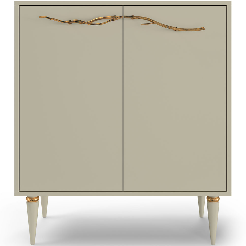 Комод Эстетика Бархата Цветной Классика Золото с 2 полками