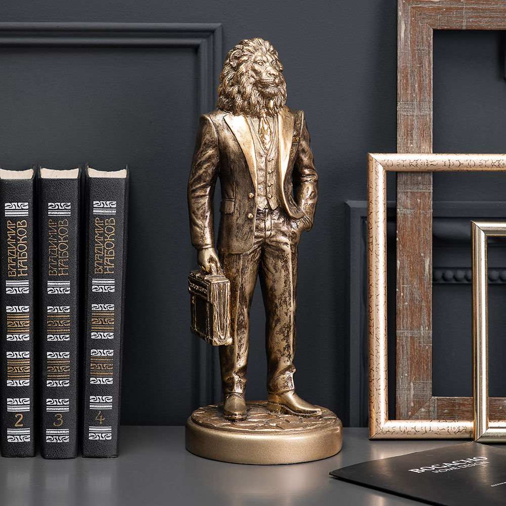 Статуэтка Лев Бизнесмен 