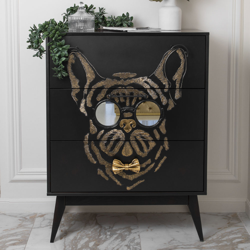 Комод Собака Артист с 3 ящиками