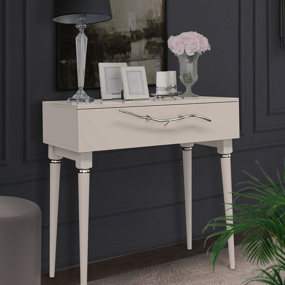 Консоль Эстетика Бархата Цветная Классика Серебро