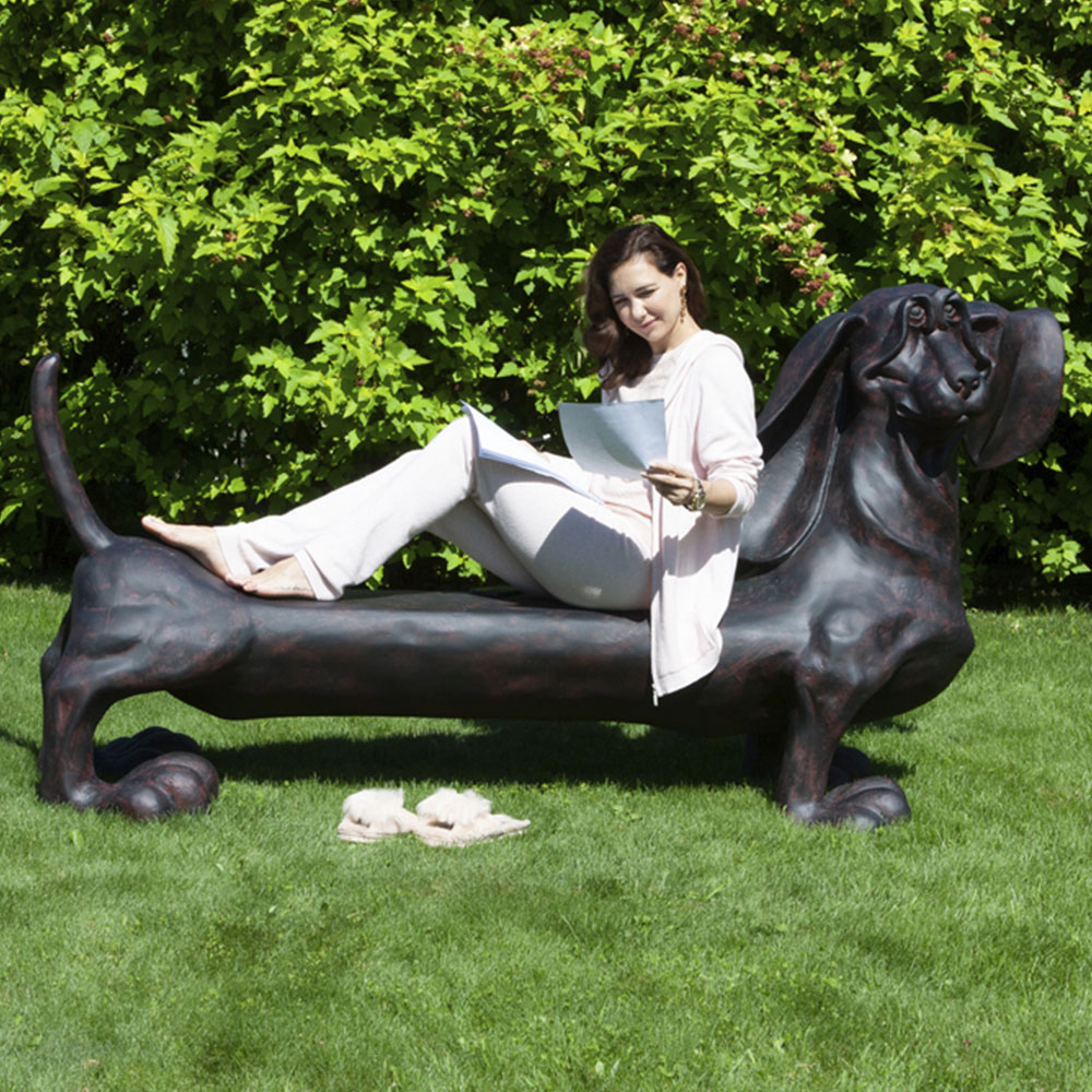 Садовая скамейка Такса Клякса большая