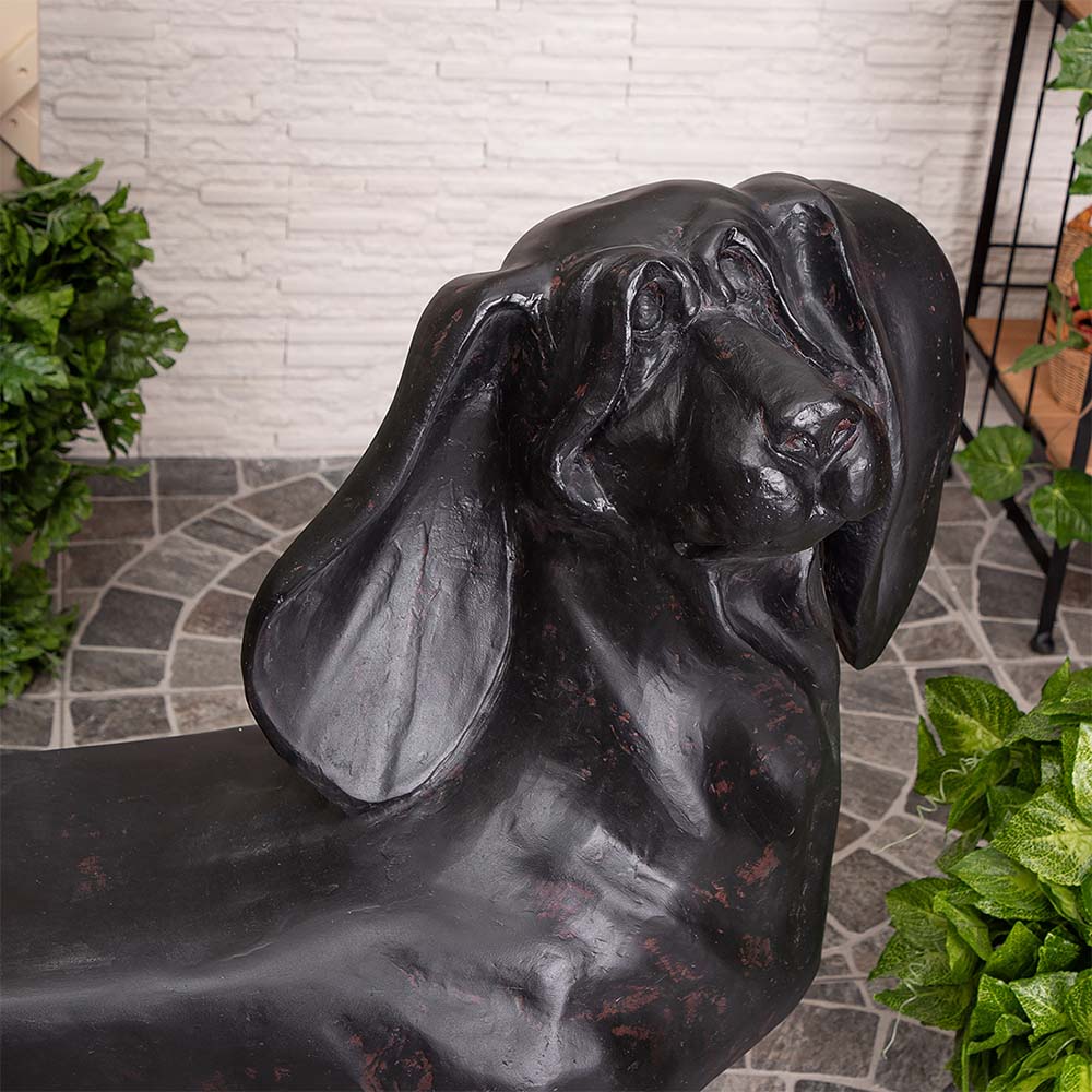 Садовая скамейка Такса Клякса средняя правосторонняя