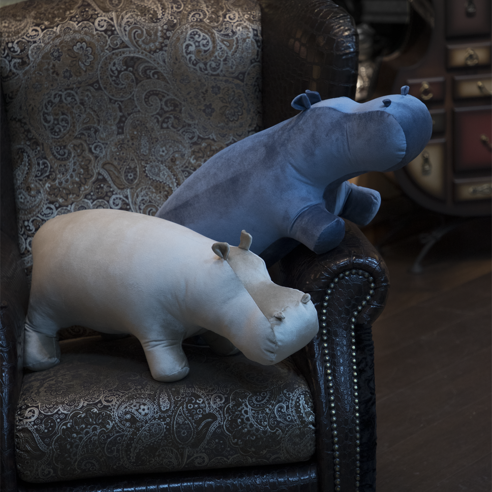 Подушка декоративная Бегемот