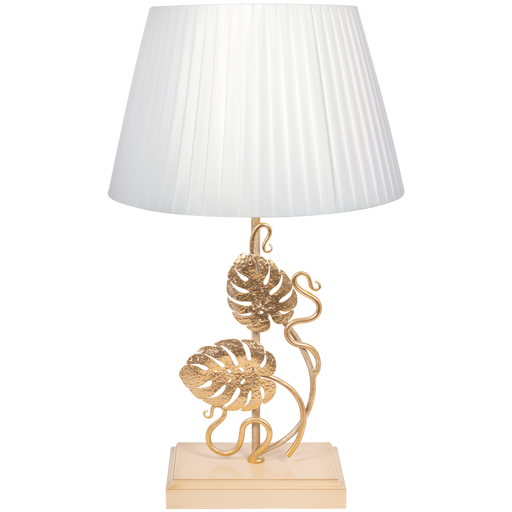 Настольная лампа Монстера кованая