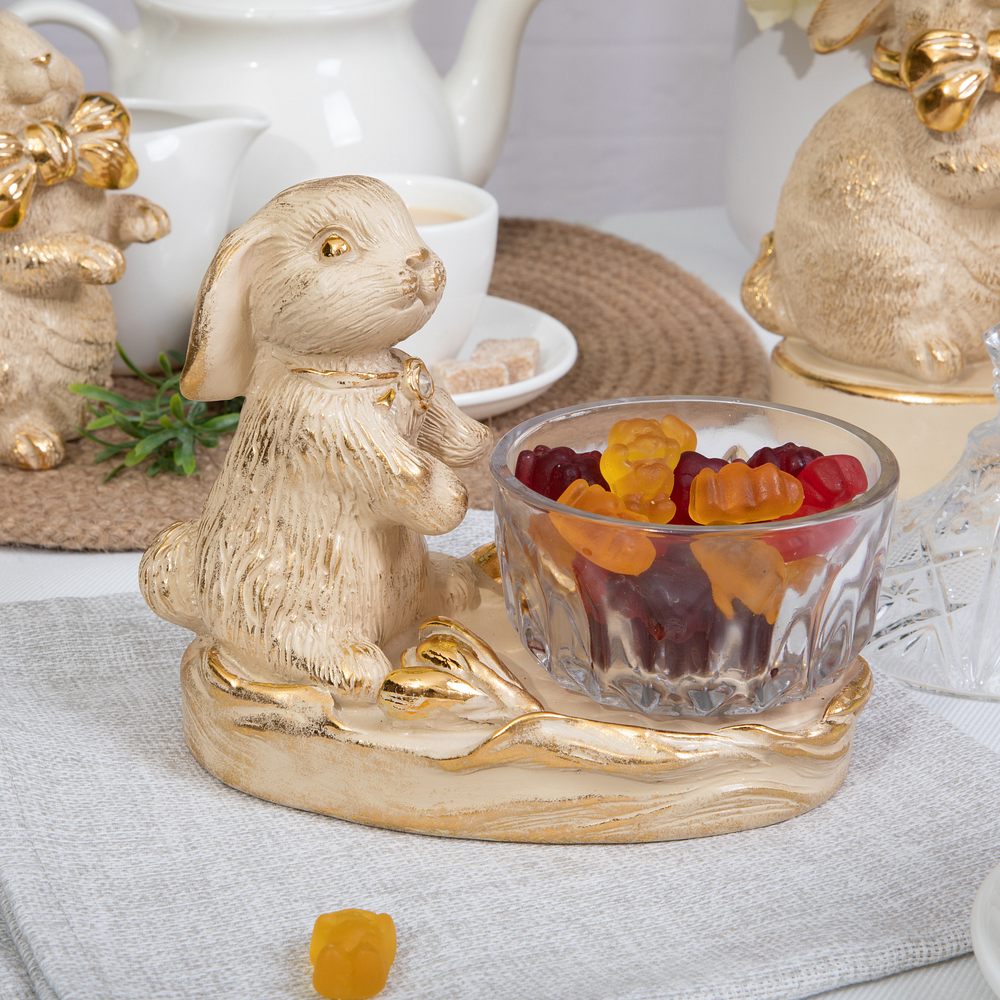 Фруктовница-конфетница Кролик-мечтатель