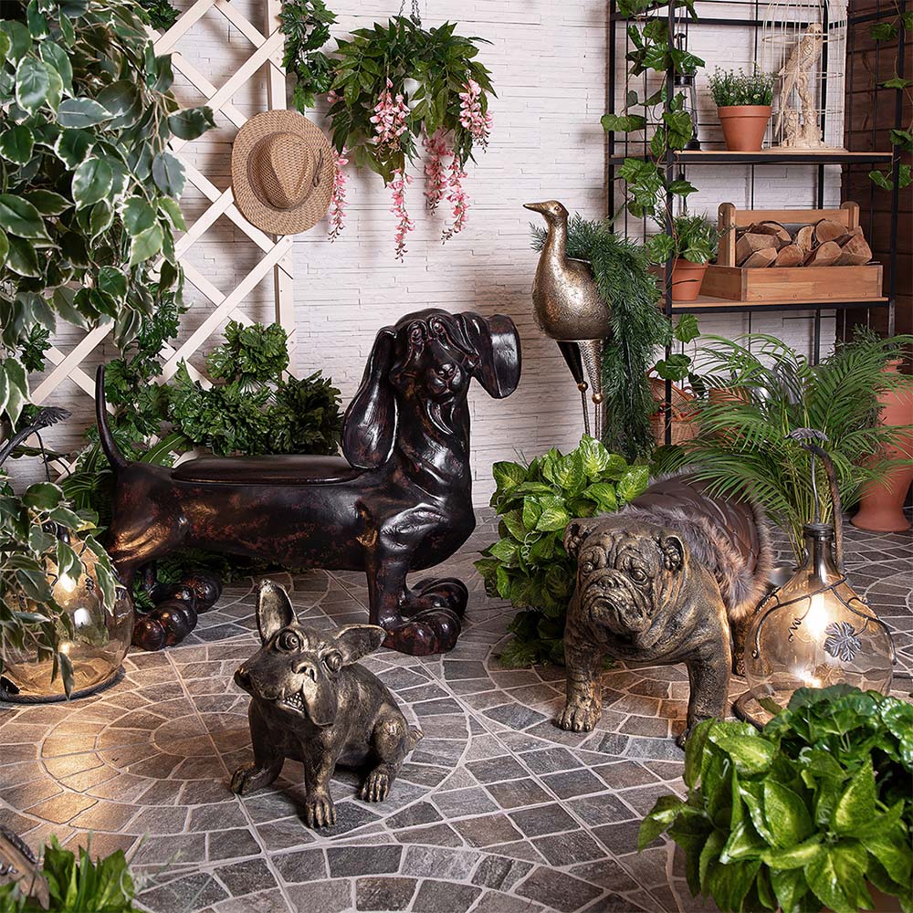 Декоративная садовая фигура Тихоня