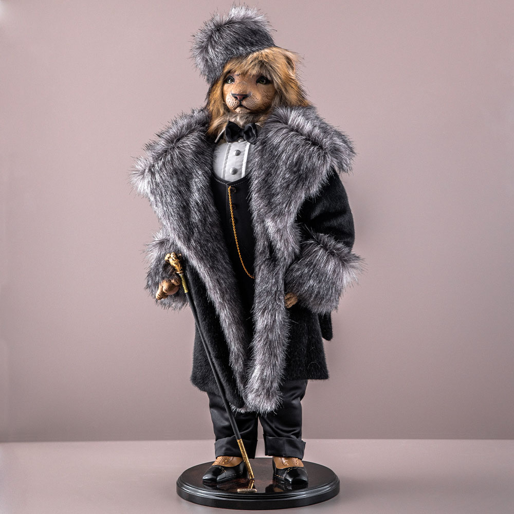 Коллекционная кукла Лев Месье Герцен интерьерная