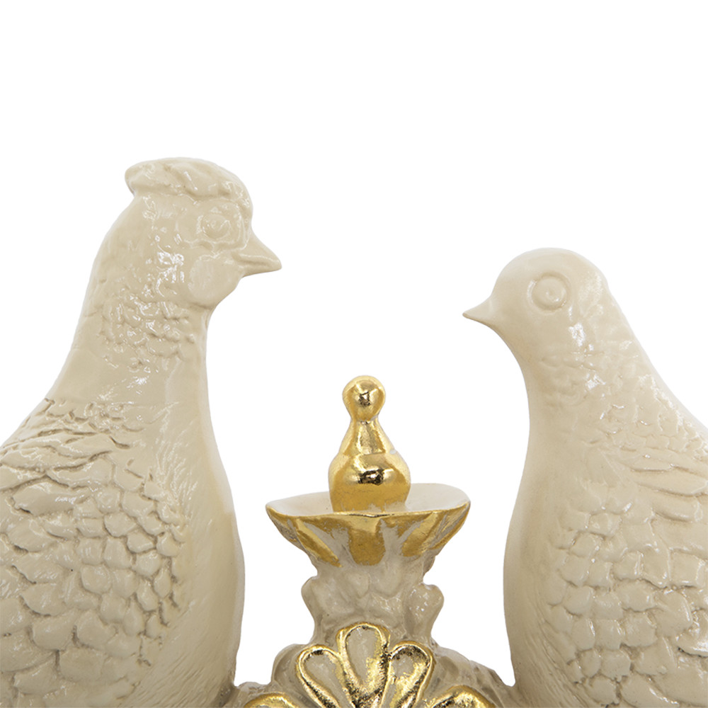 Часы настольные Павлины