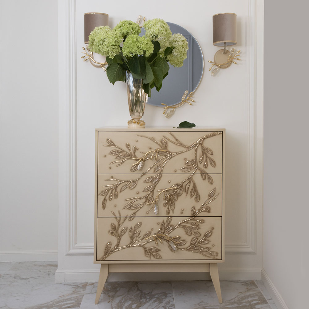 Комод Олива с 3 ящиками