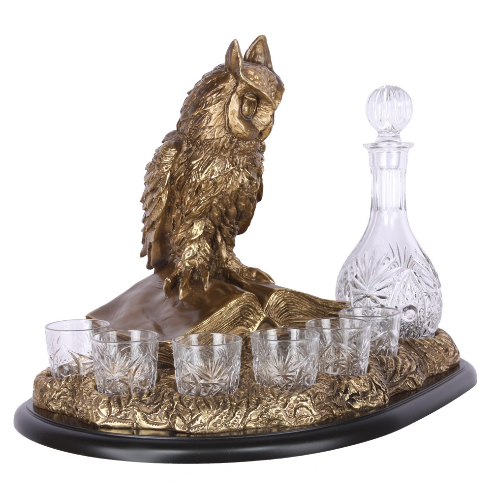 Набор для напитков Ученый филин