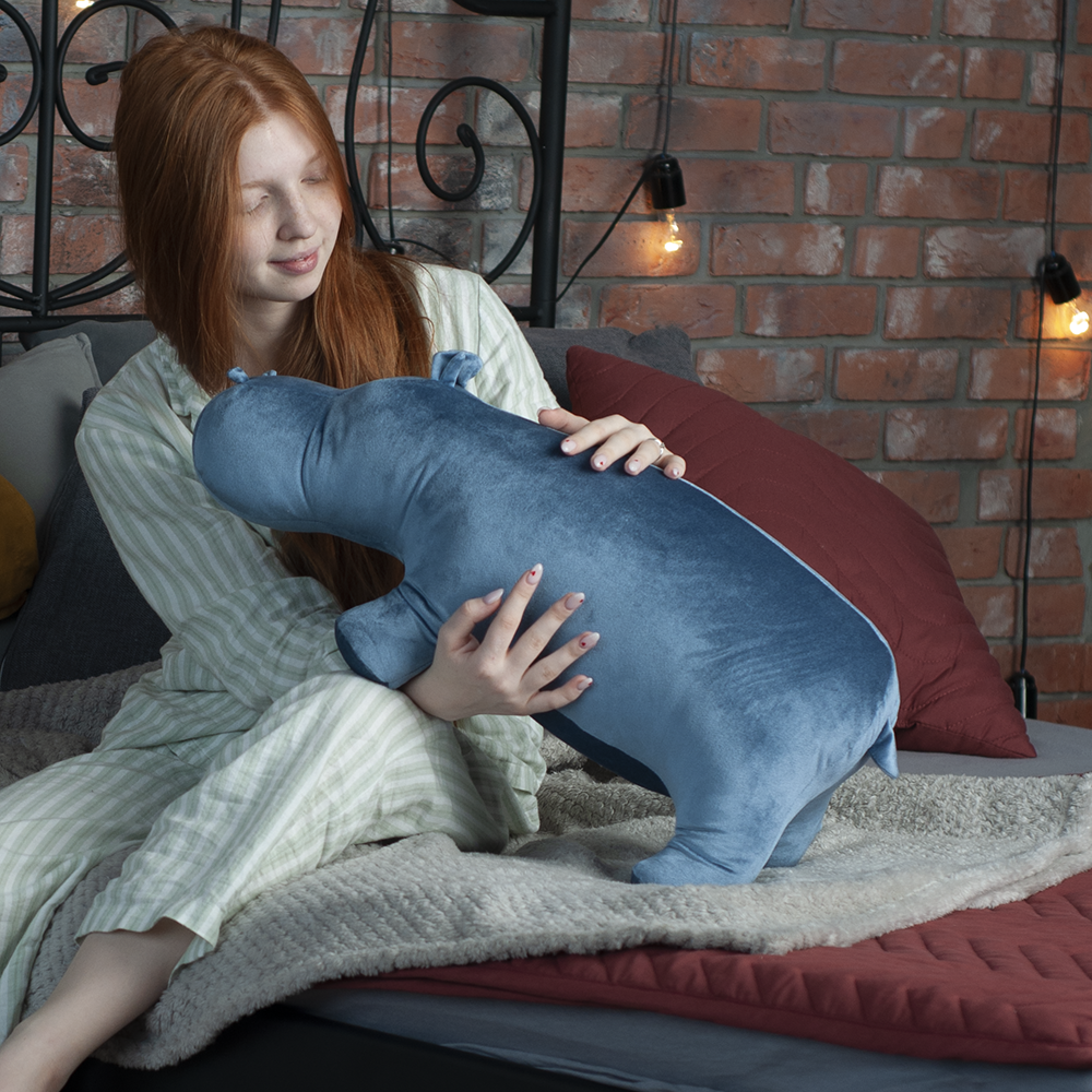 Подушка декоративная Бегемот