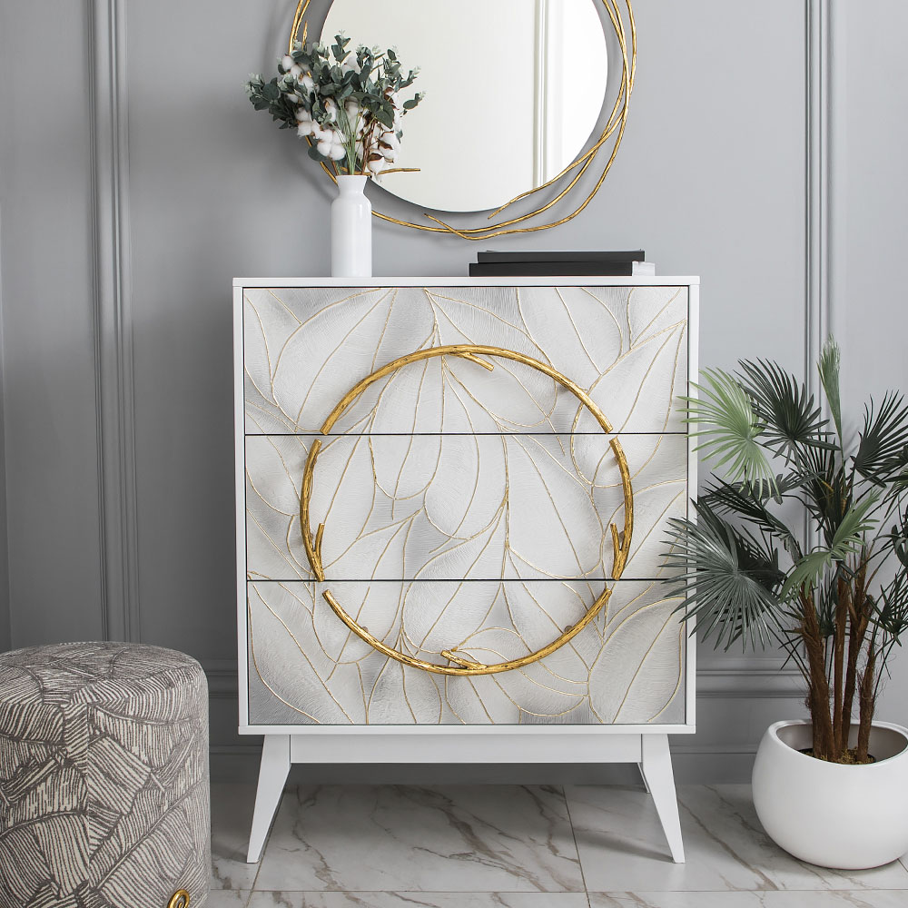 Комод Эстетика Графика с 3 ящиками