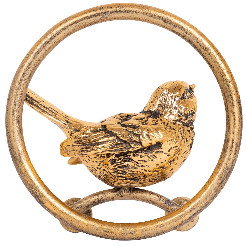 Ручка мебельная скоба Атмосфера Птичка круглая правая