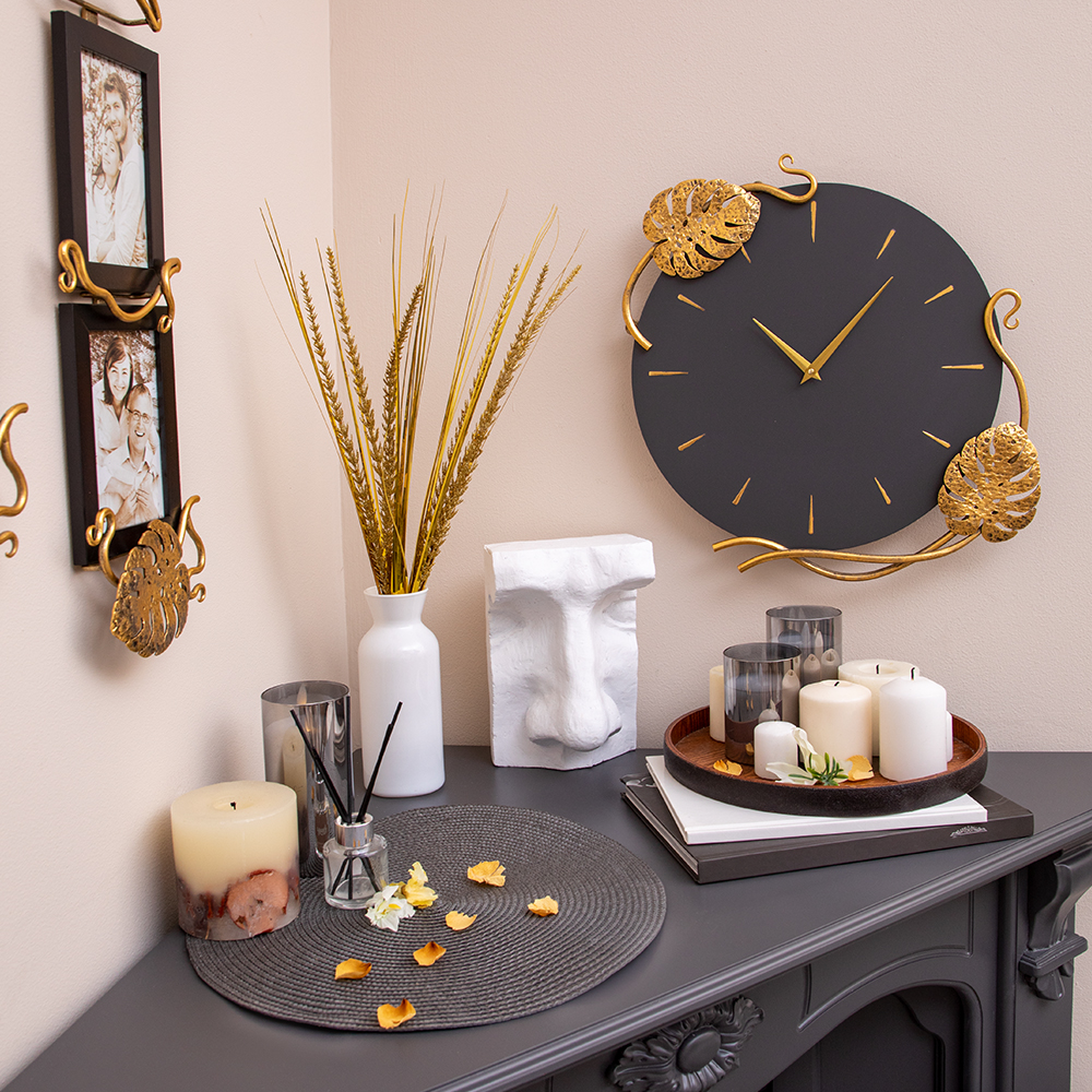 Часы настенные Монстера