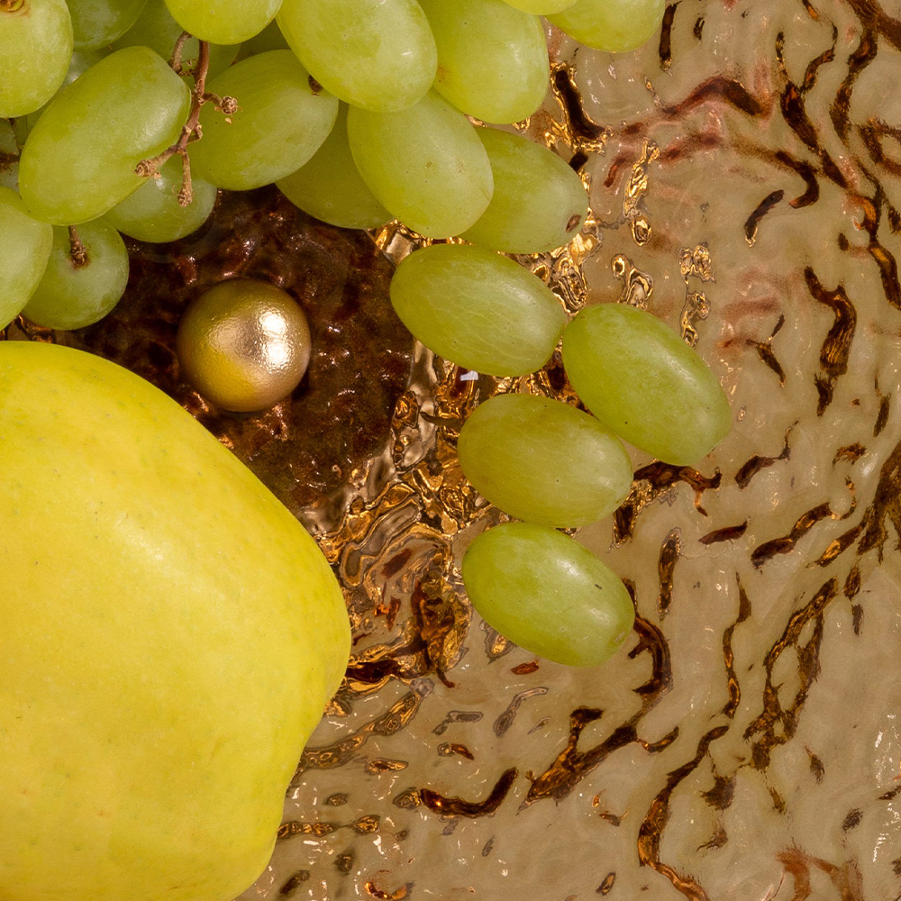 Фруктовница-конфетница Лето с чашей Мираж