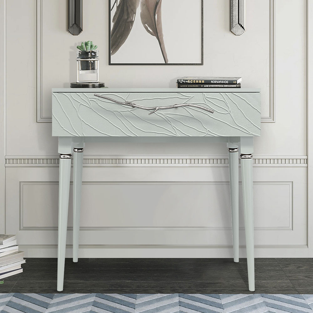 Консоль Эстетика Флоры Цветная Классика Серебро