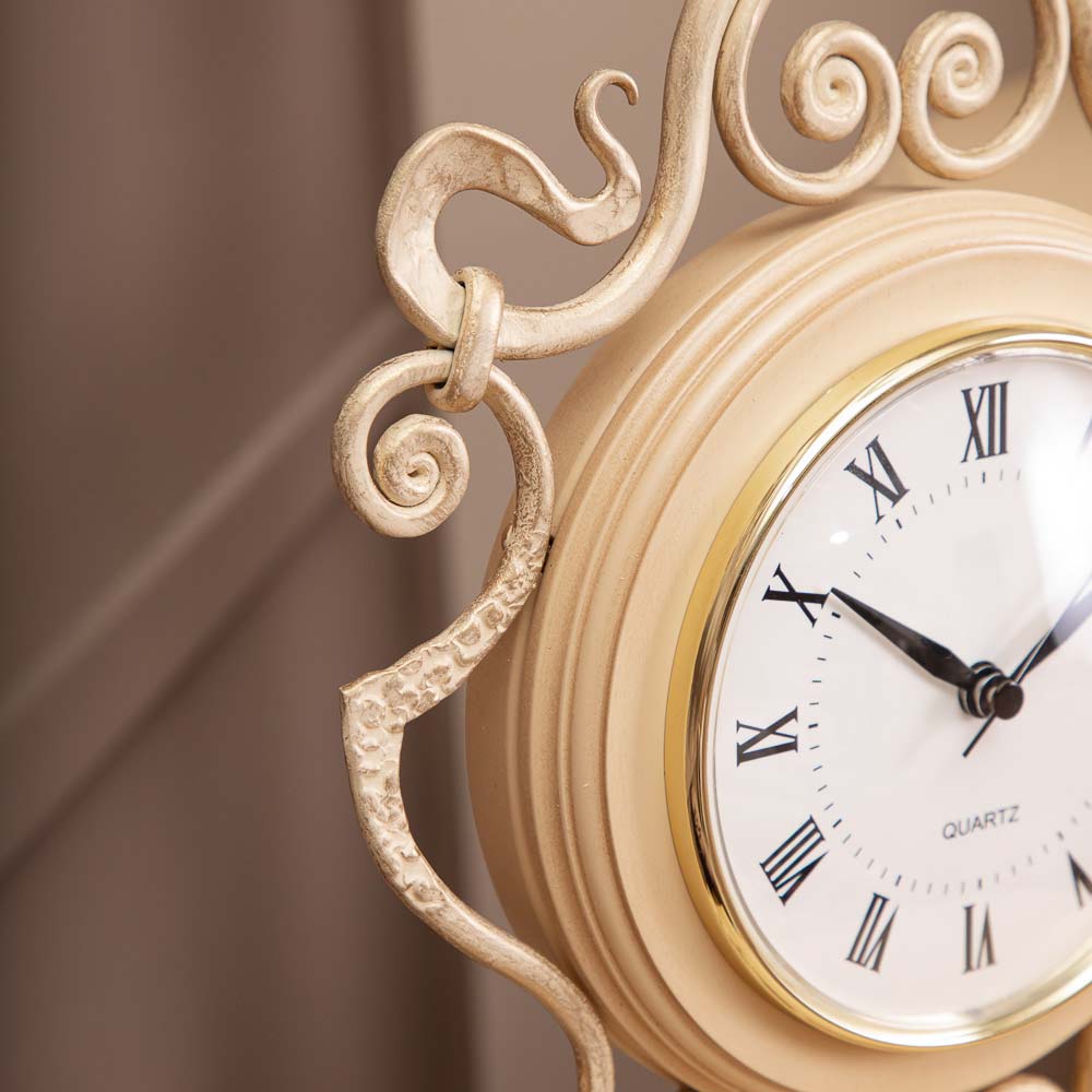 Часы настольные Версаль кованые