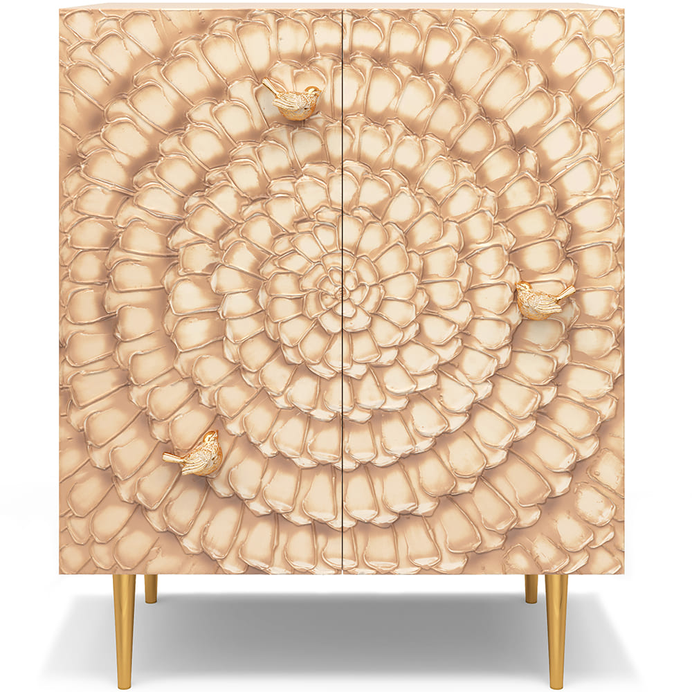 Комод Атмосфера Стиль Золото с 2 полками