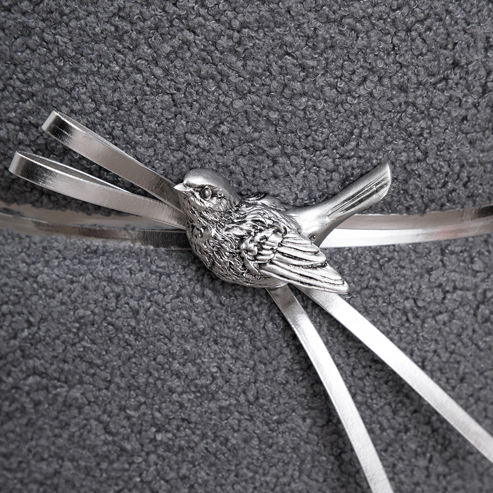 Пуф круглый Птичка