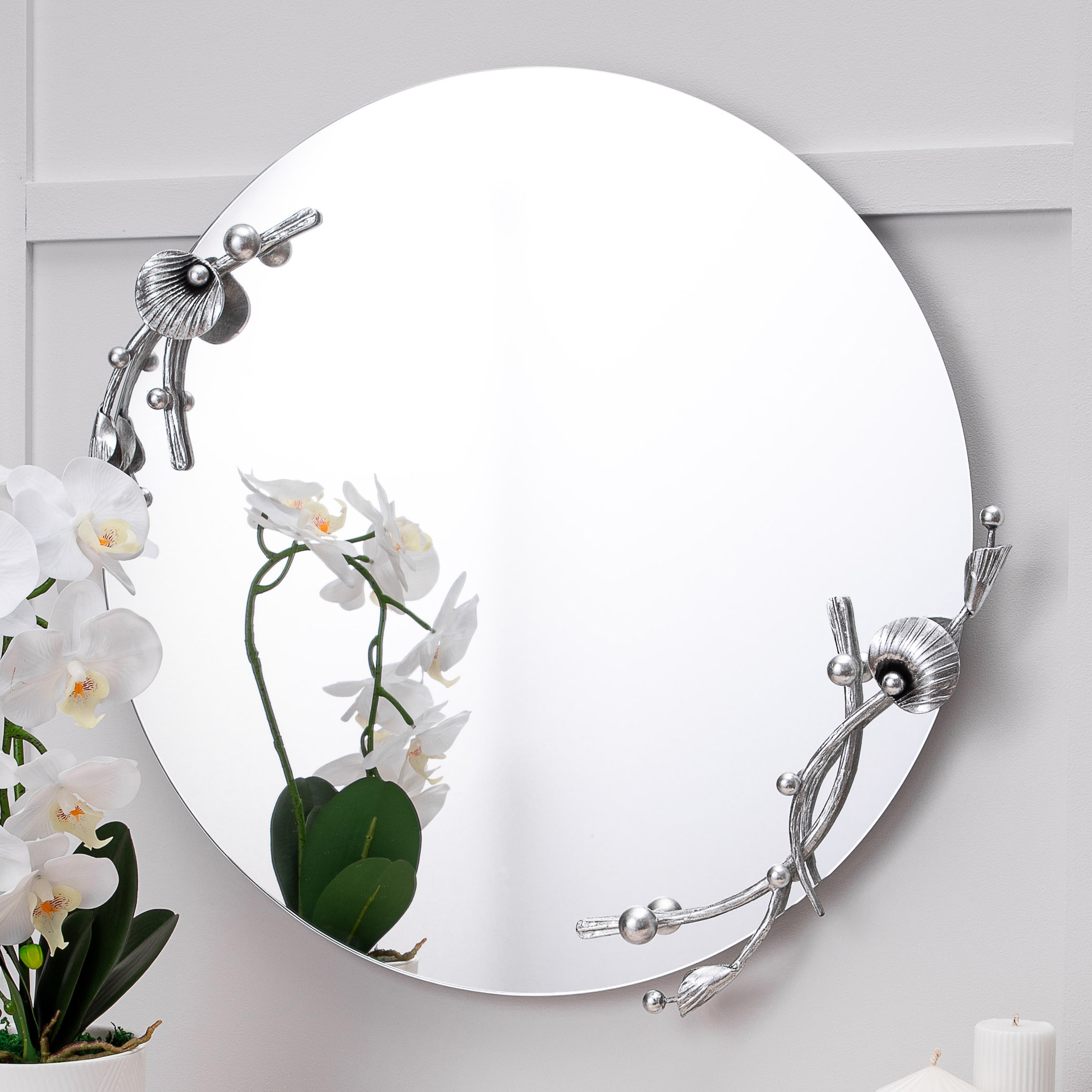 Зеркало настенное Атлантида круглое