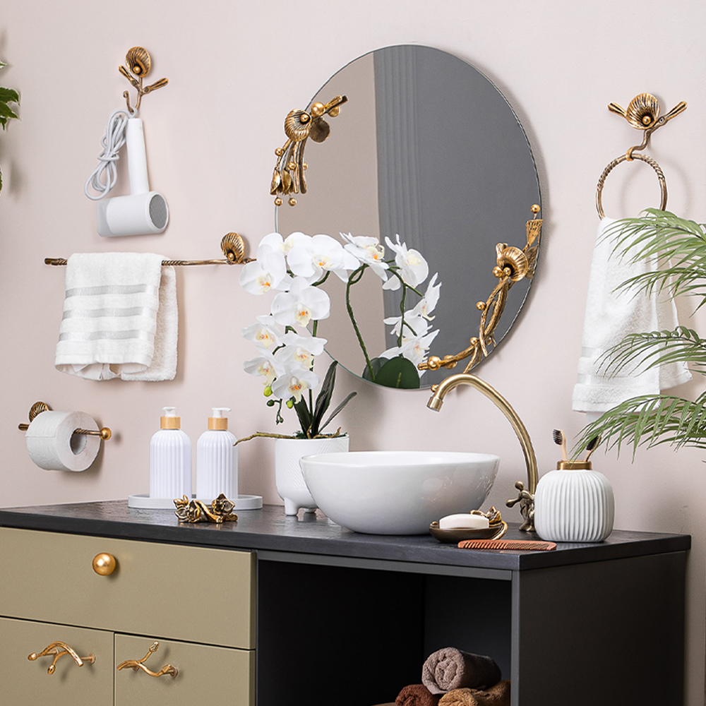 Держатель для полотенец Атлантида круглый