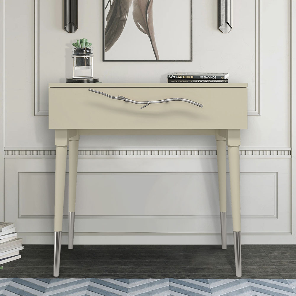 Консоль Эстетика Бархата Цветная Стиль Серебро