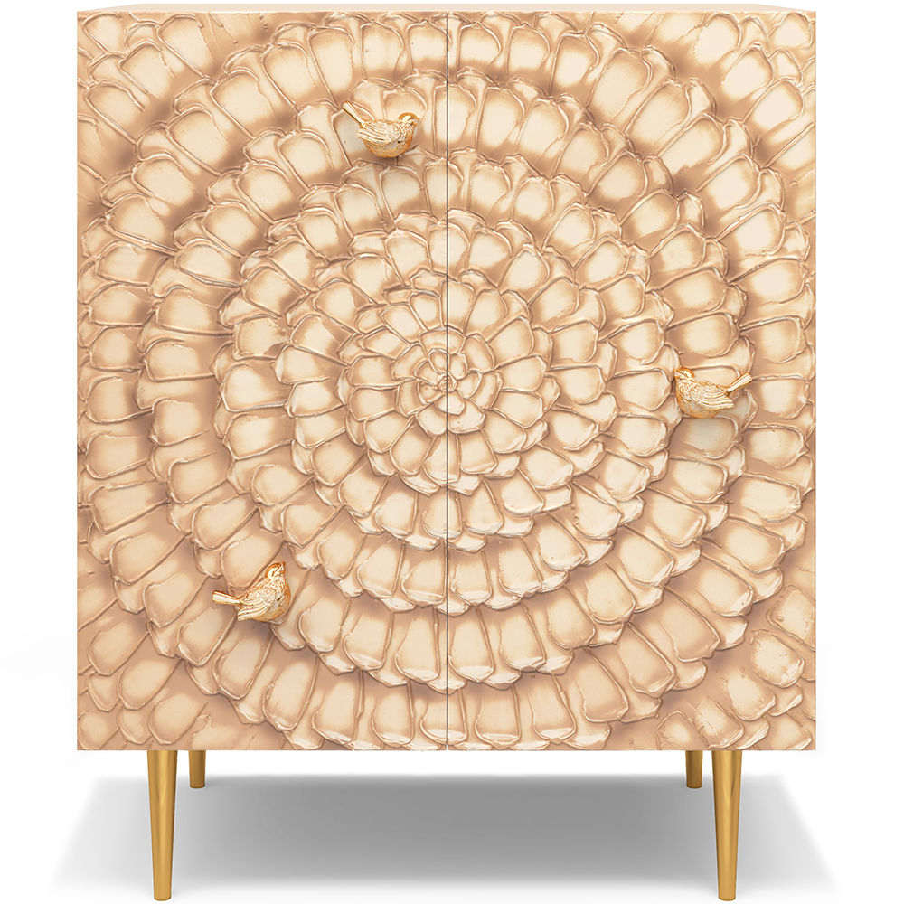 Комод Атмосфера Стиль Золото с 2 полками