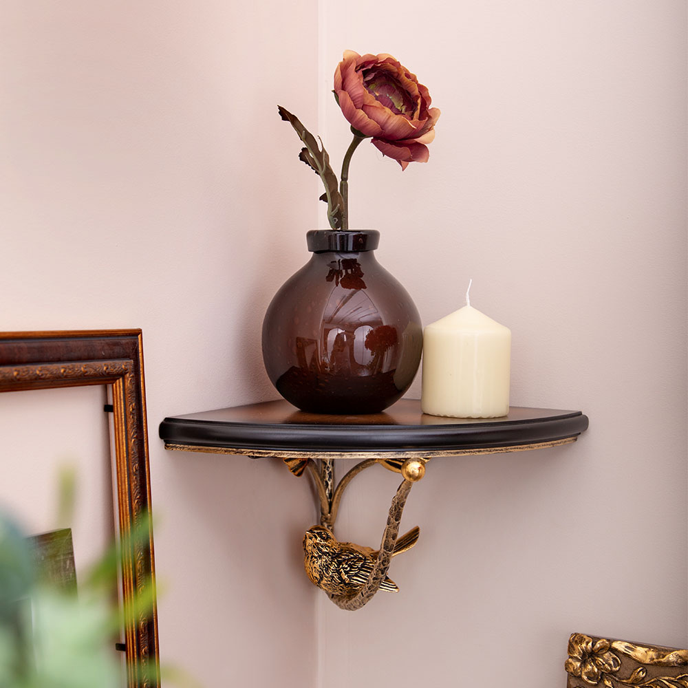 Полочка Атмосфера кованая угловая