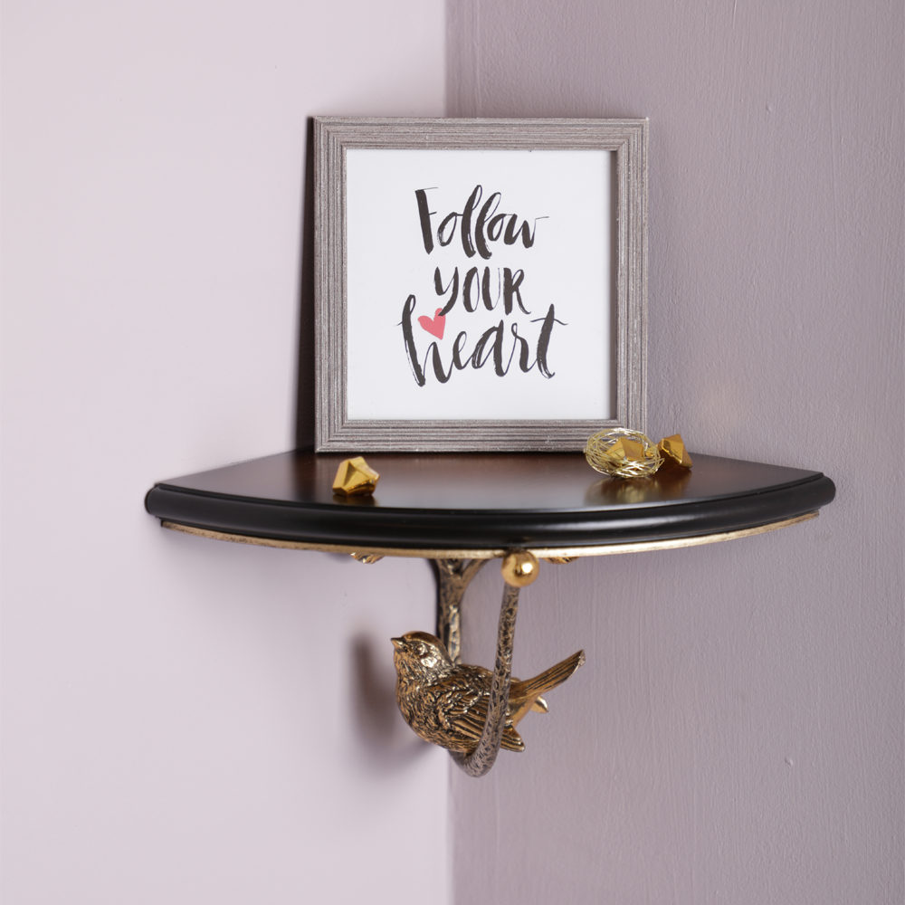 Полочка Атмосфера кованая угловая