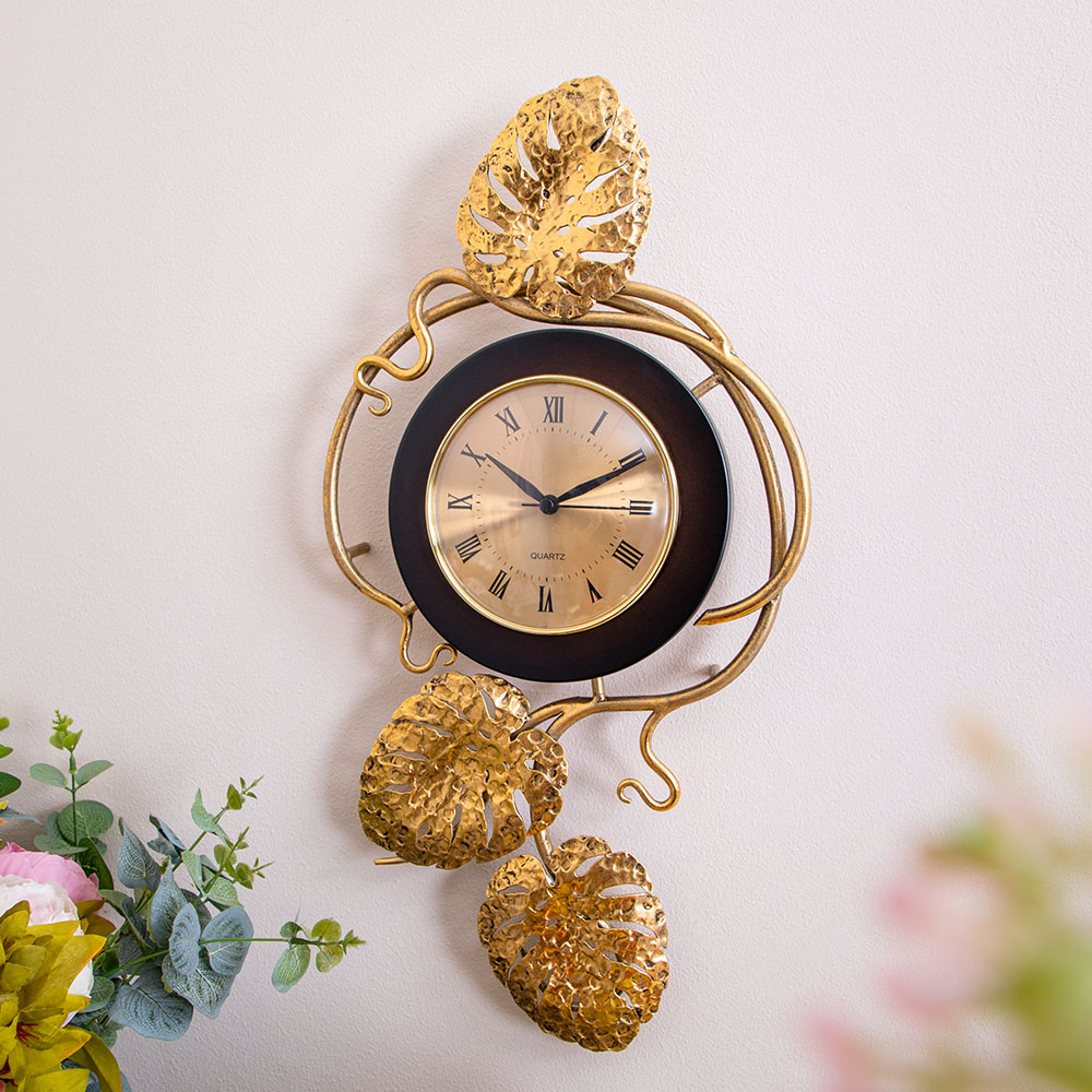 Часы настенные Монстера малые