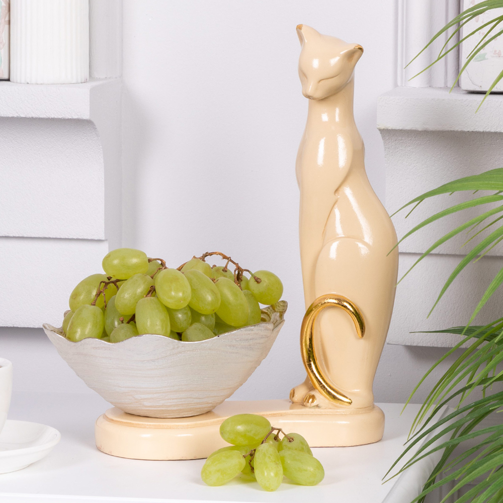 Фруктовница-конфетница Кошка Грация