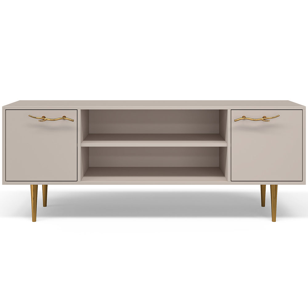 Тумба под телевизор Эстетика Бархата Цветная 1550 Стиль Золото