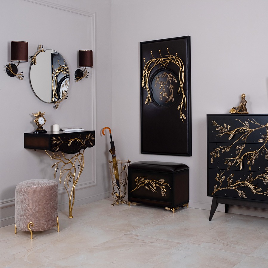 Консоль Олива пристенная