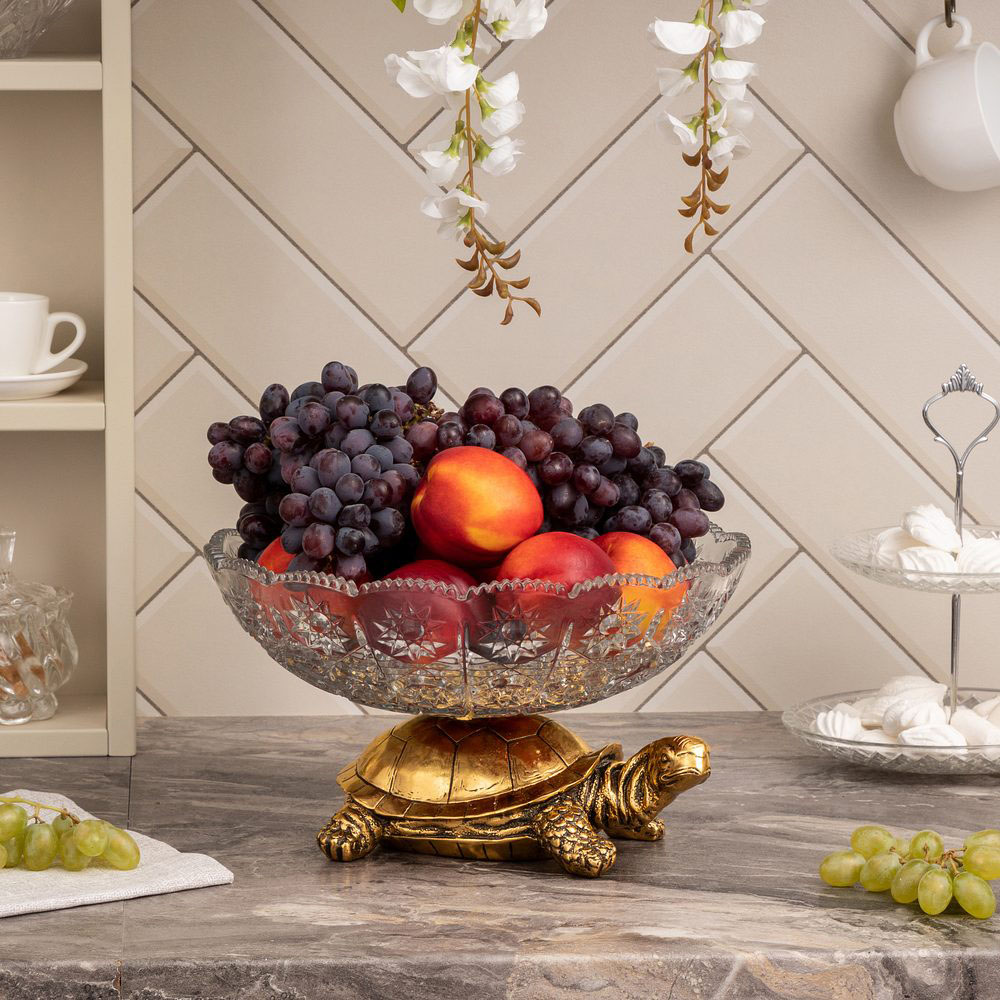 Фруктовница-конфетница Черепаха