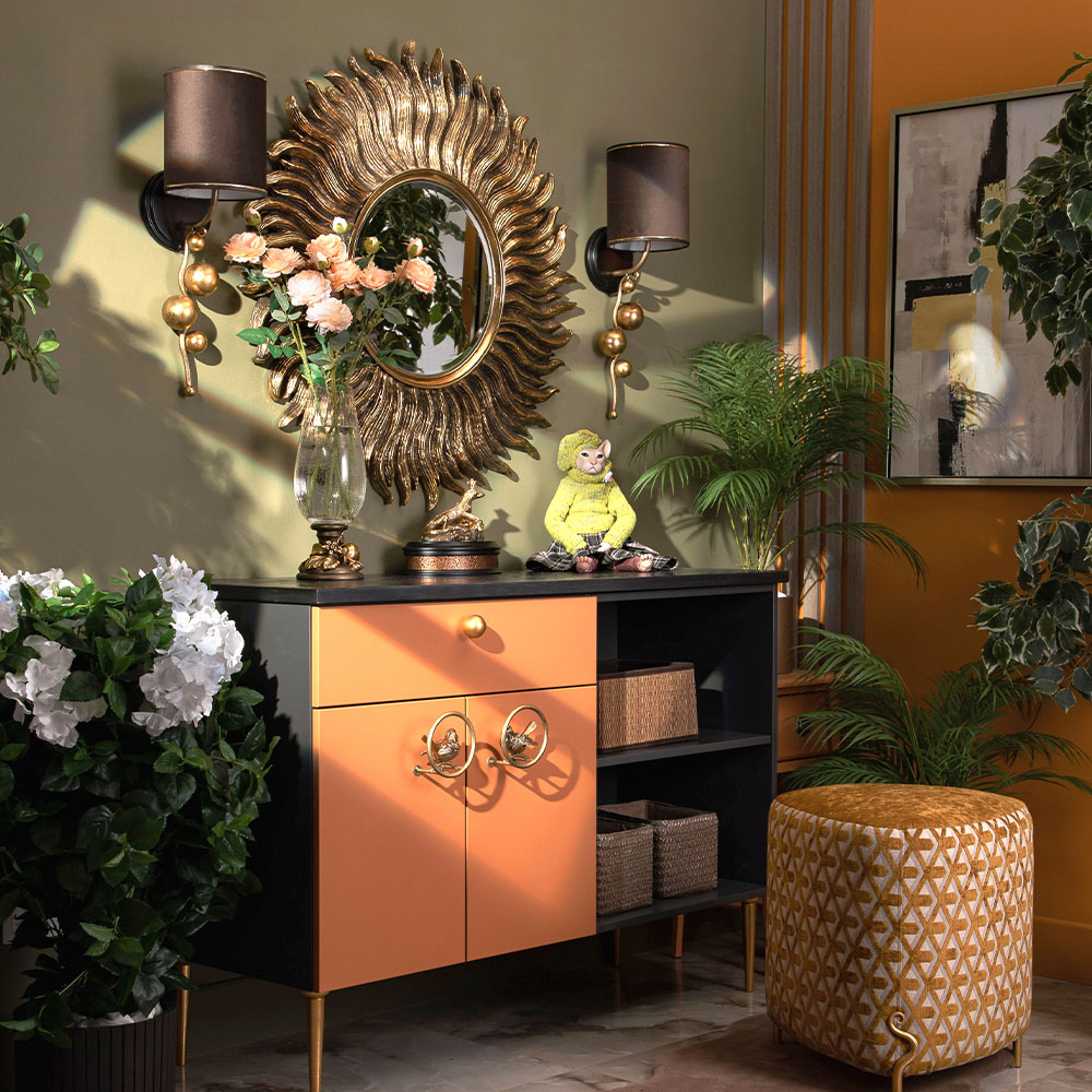 Зеркало настенное Солнце