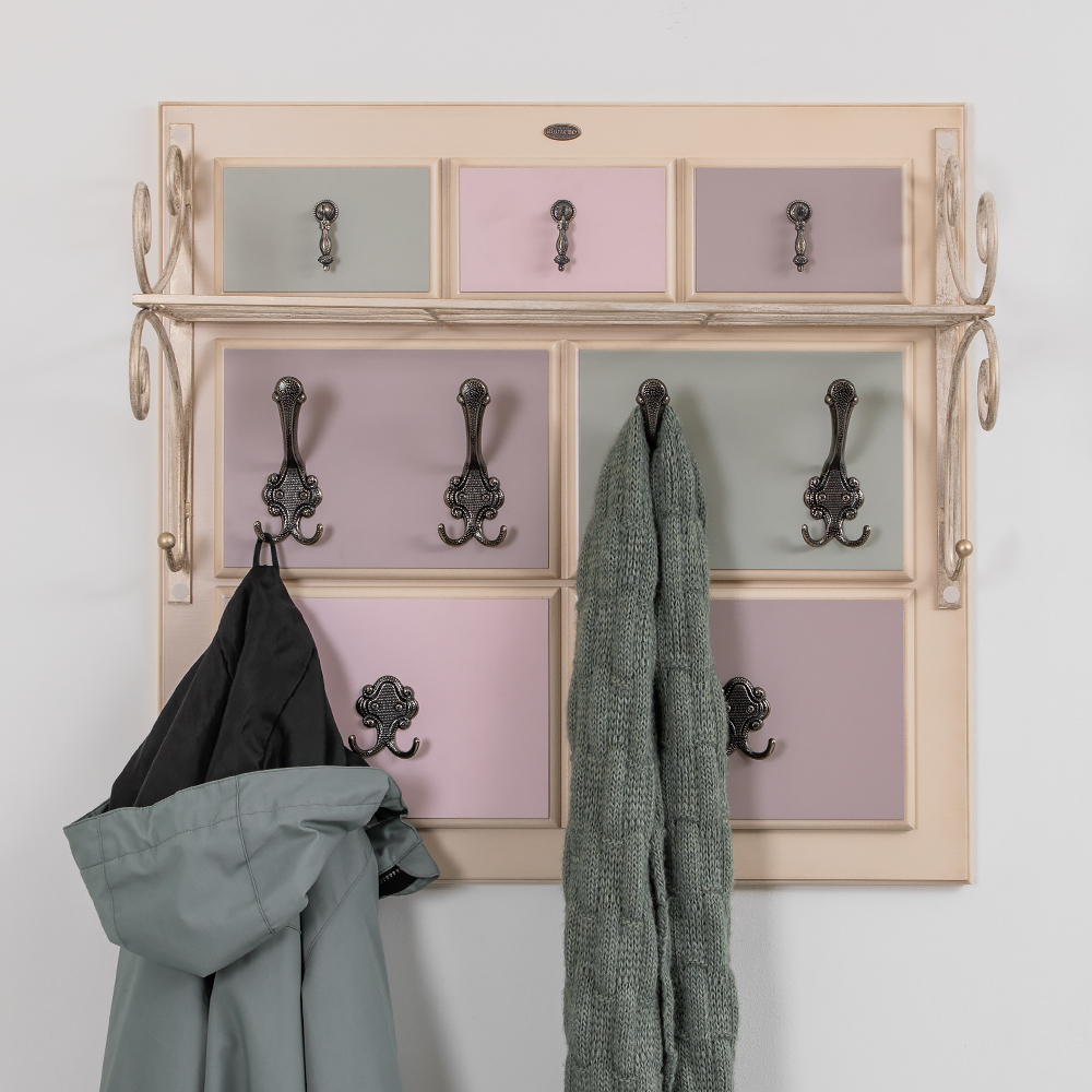 Вешалка настенная Пандора 2 с ковкой