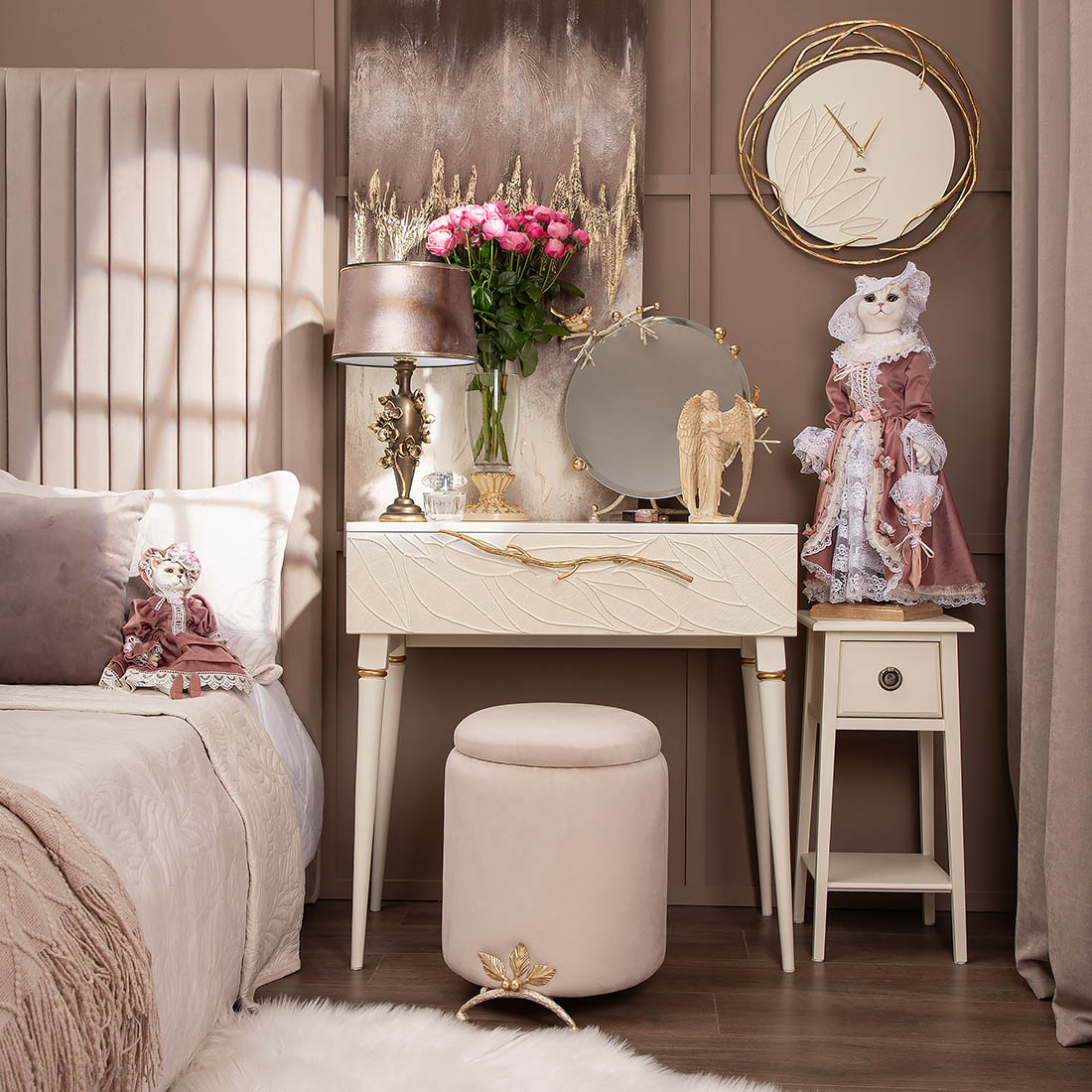 Пуф круглый Миниатюра