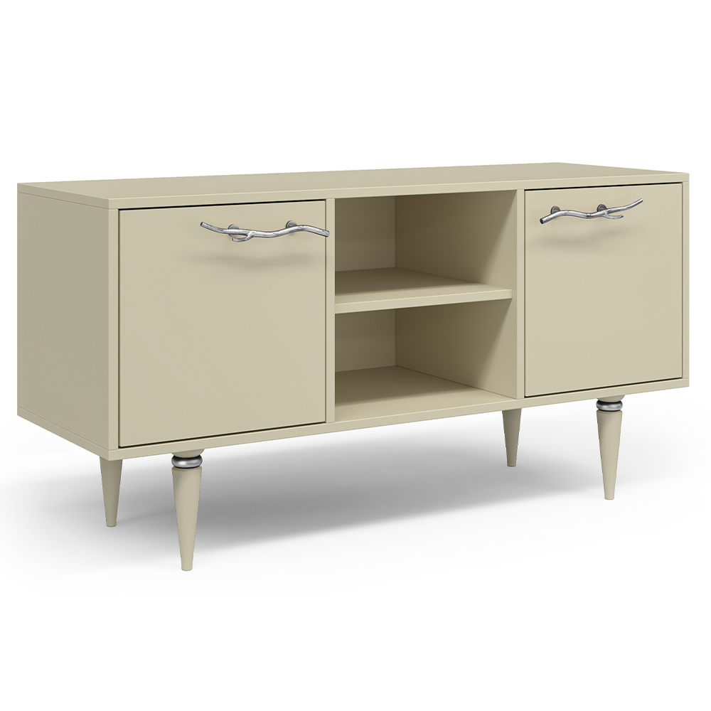 Тумба под телевизор Эстетика Бархата Цветная 1170 Классика Серебро