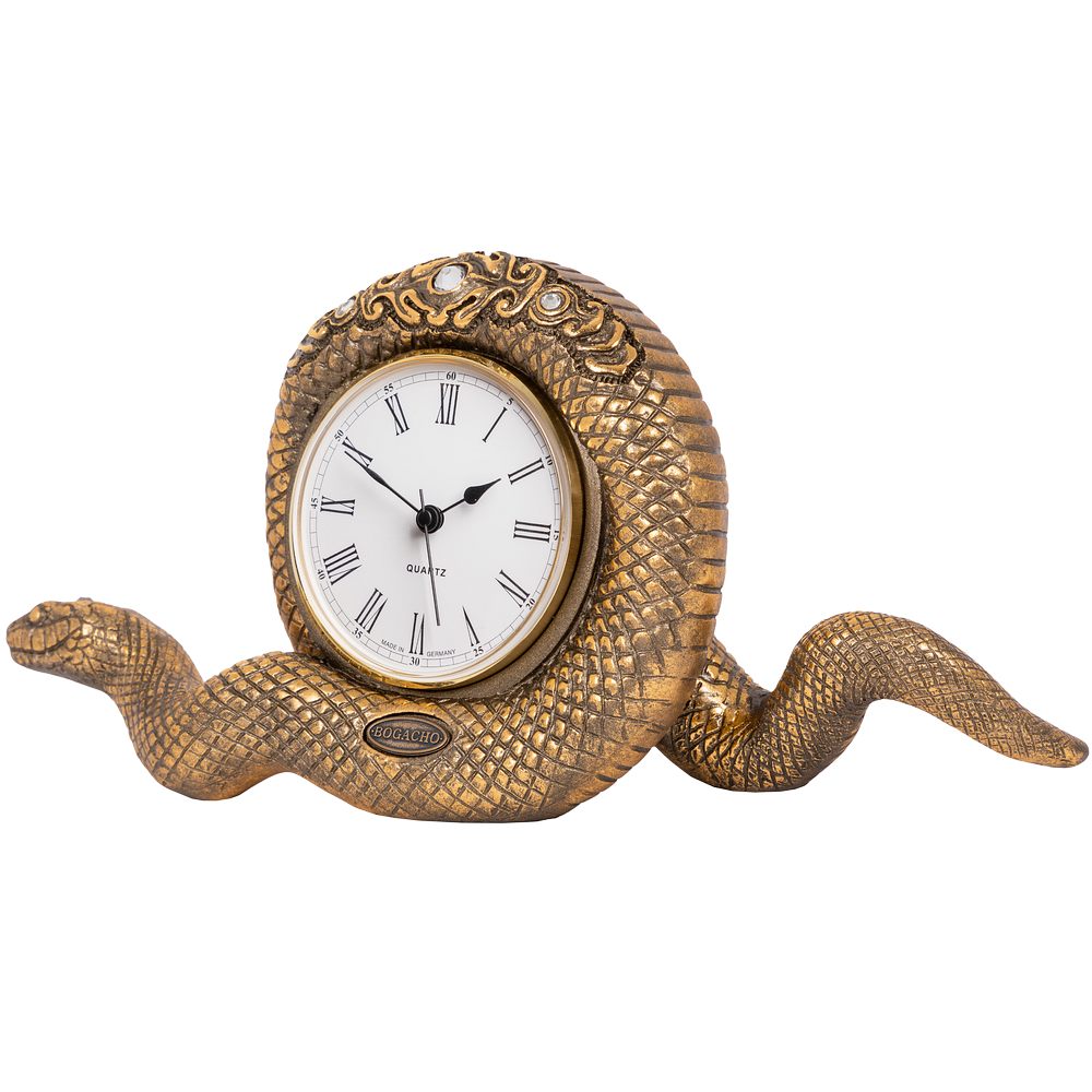 Часы настольные Змея Линда